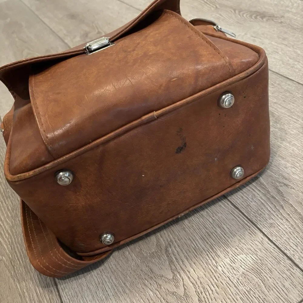Vintage Samsonite Sonora Shoulder‎ Bag Brown Overnight Carry-On Luggage